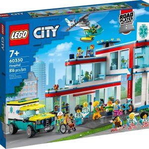 Additional photo of brand new factory sealed LEGO City Hospital set 60330.