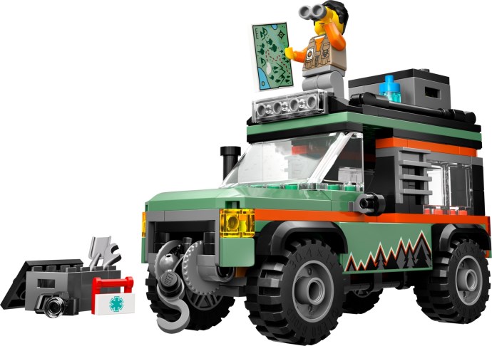 Brand new factory sealed LEGO City Off-Road Mountain Truck set 60447 original box front view.