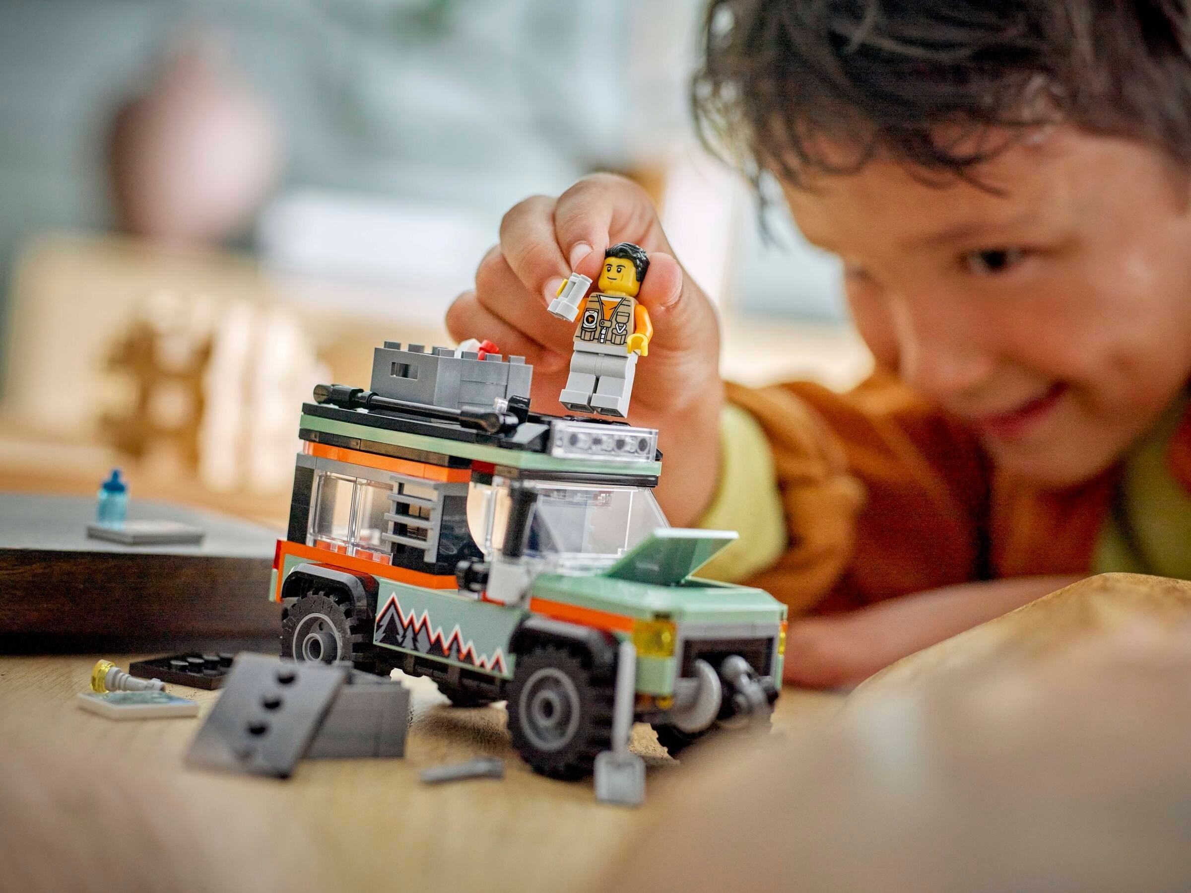 Additional photo of brand new factory sealed LEGO City Off-Road Mountain Truck set 60447.