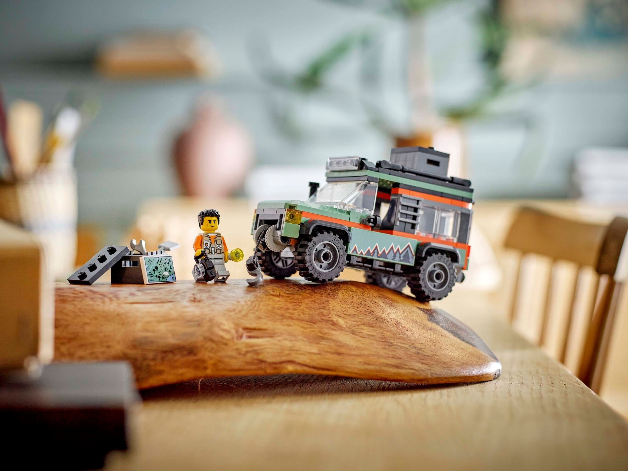 Additional photo of brand new factory sealed LEGO City Off-Road Mountain Truck set 60447.