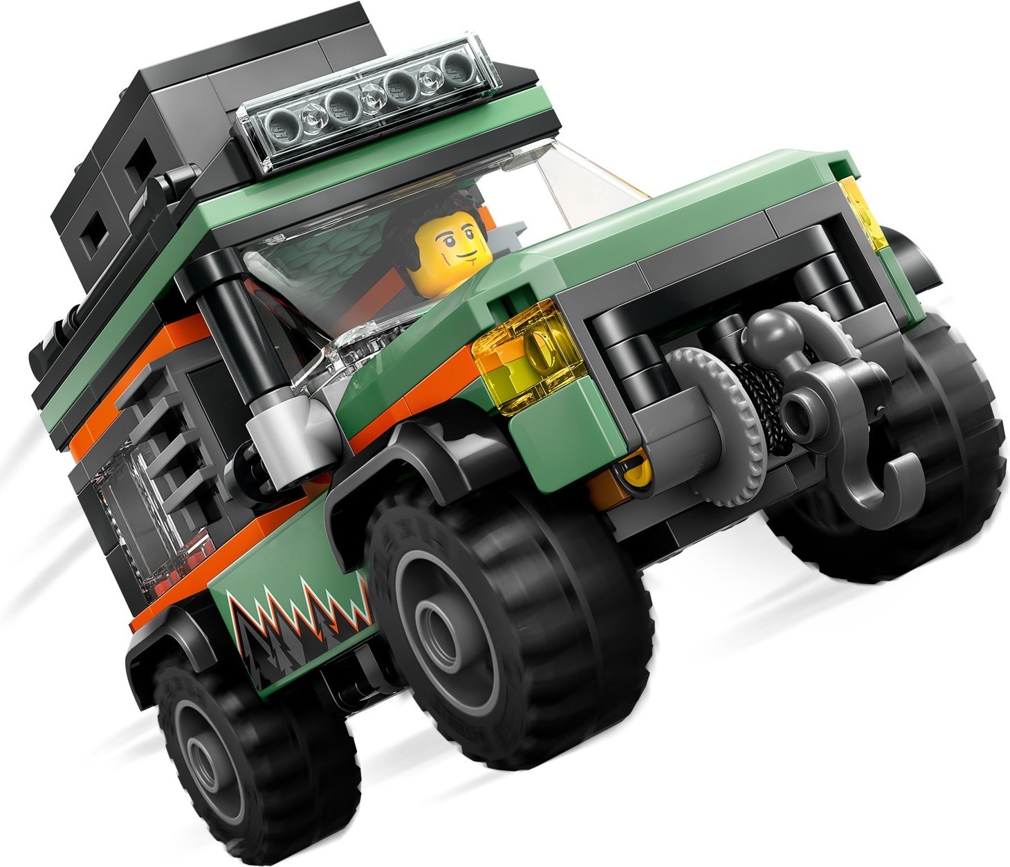 Additional photo of brand new factory sealed LEGO City Off-Road Mountain Truck set 60447.