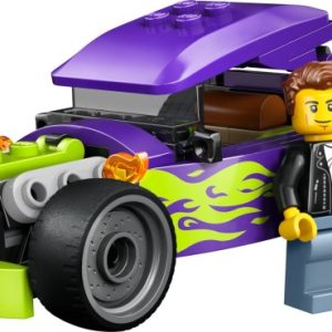 Brand new factory sealed LEGO City Hot Rod set 60485 original box front view.