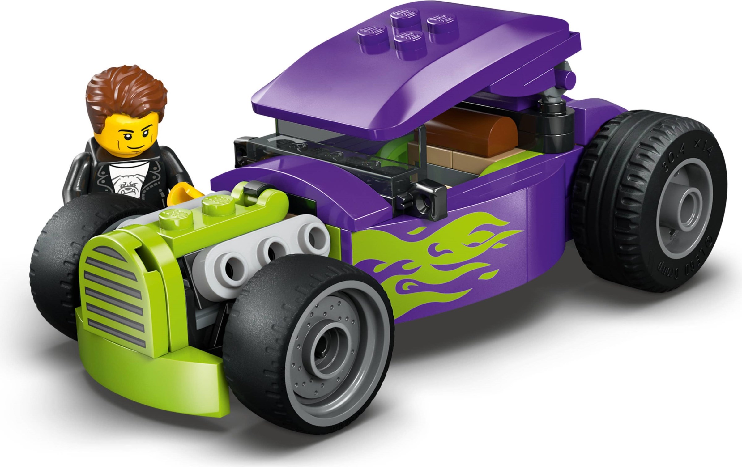 Additional photo of brand new factory sealed LEGO City Hot Rod set 60485.