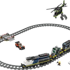 Brand new factory sealed LEGO City Police Train Heist set 60508 original box front view.