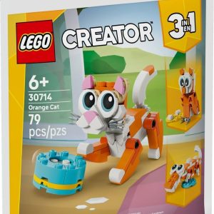 Additional photo of brand new factory sealed LEGO Creator Orange Cat set 30714.