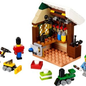 Brand new factory sealed LEGO Creator Toy Workshop set 40106 original box front view.