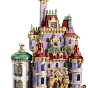 Brand new factory sealed LEGO Disney Beauty and the Beast Castle set 43263 original box front view.