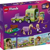 Additional photo of brand new factory sealed LEGO Friends Horse & Baby Foal Trailer set 42695.
