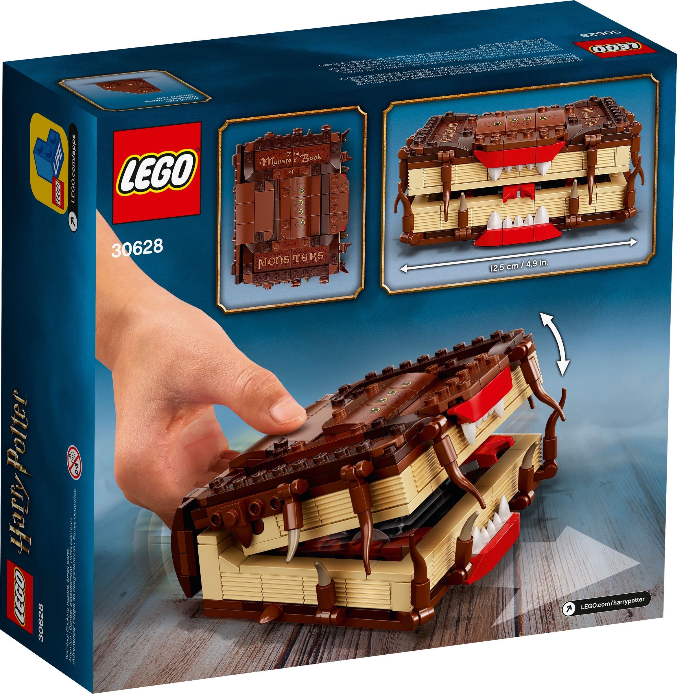 Additional photo of brand new factory sealed LEGO Harry Potter Monster Book of Monsters set 30628.