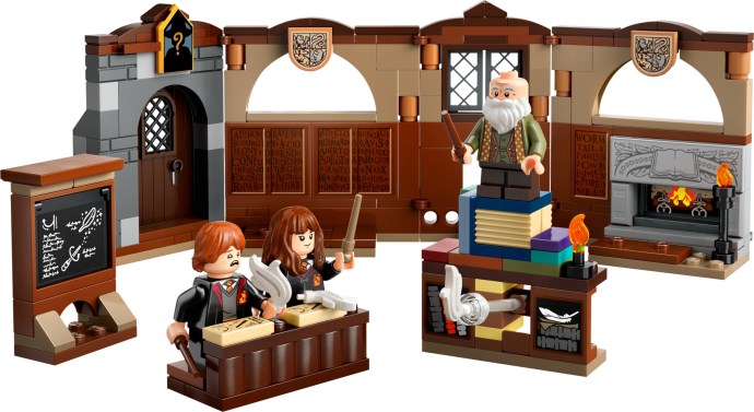 Brand new factory sealed LEGO Harry Potter Hogwarts Castle: Charms Class set 76442 original box front view.