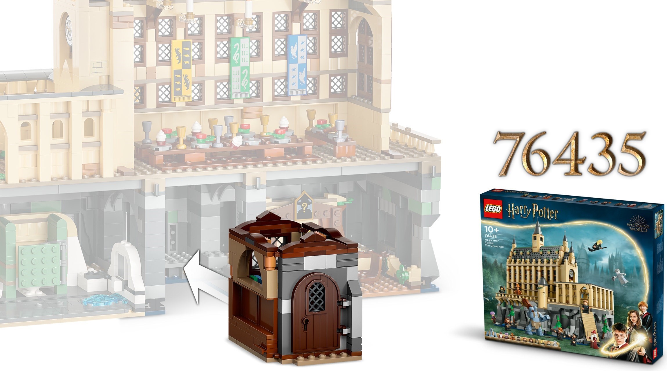 Additional photo of brand new factory sealed LEGO Harry Potter Hogwarts Castle: Charms Class set 76442.