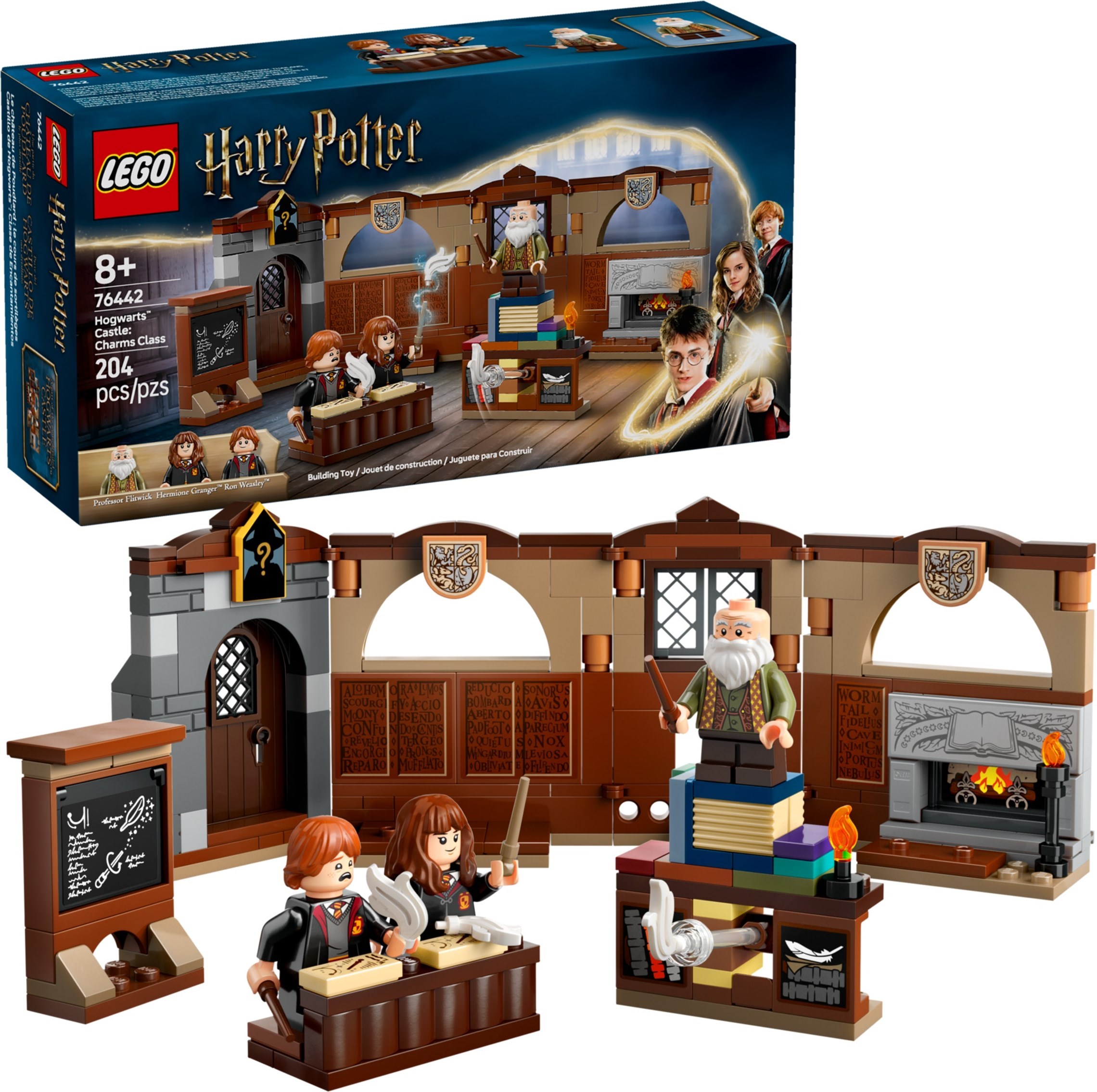 Brand New LEGO Harry Potter 76442 Hogwarts Castle: Charms Class Set Photo Additional photo of brand new factory sealed LEGO Harry Potter Hogwarts Castle: Charms Class set 76442.