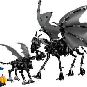 Brand new factory sealed LEGO Harry Potter Thestral Family set 76458 original box front view.