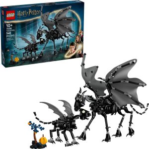 Additional photo of brand new factory sealed LEGO Harry Potter Thestral Family set 76458.