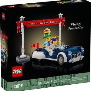 Additional photo of brand new factory sealed LEGO Icons Vintage Parade Car set 40913.