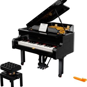 Brand new factory sealed LEGO Ideas Grand Piano set 21323 original box front view.