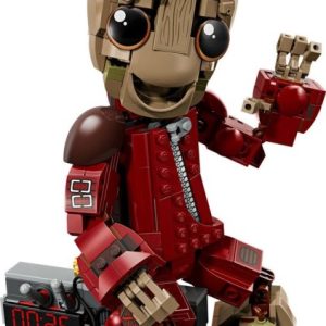 Brand new factory sealed LEGO Marvel Super Heroes Ravager Jumpsuit Groot set 76341 original box front view.