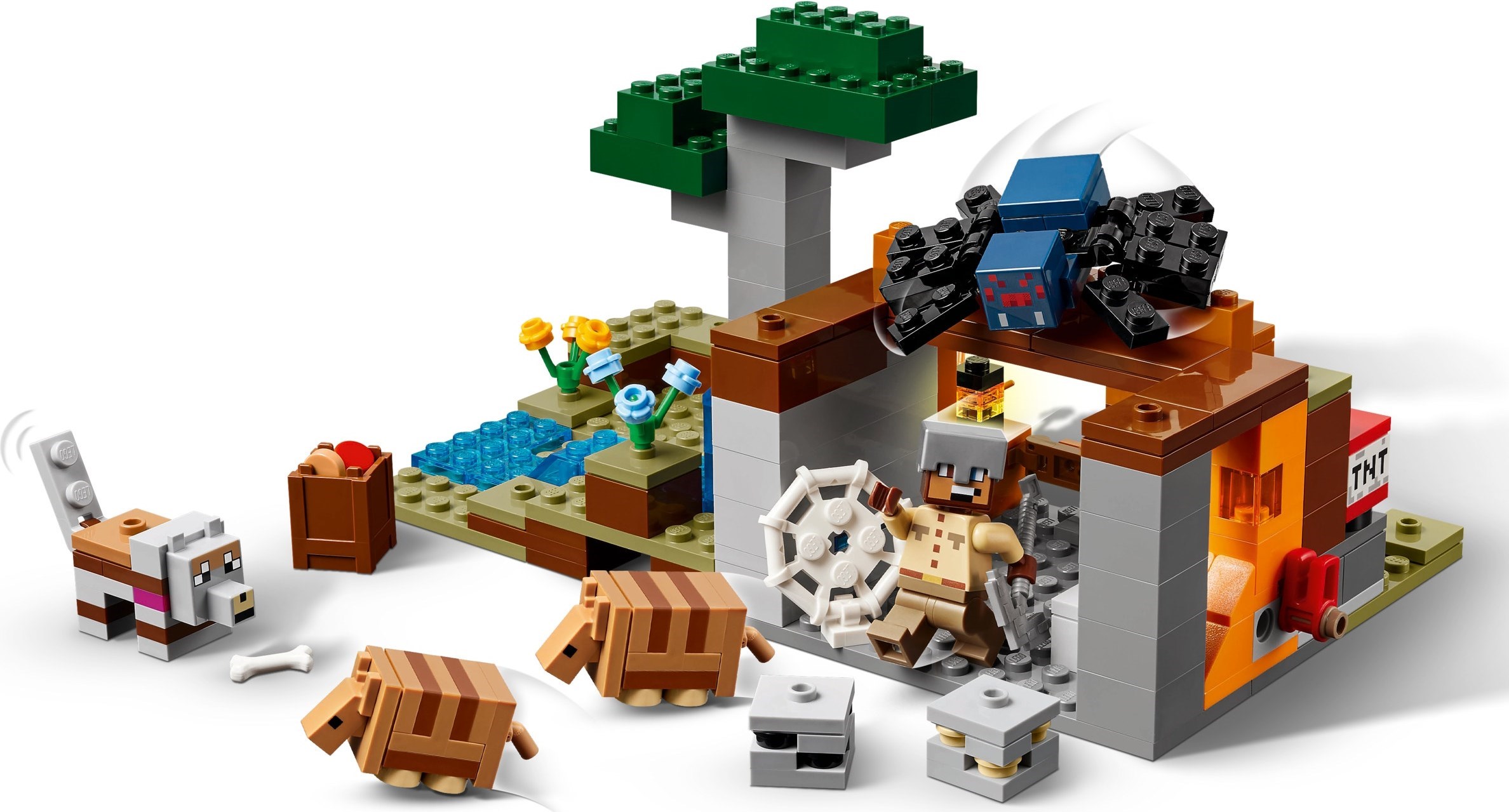 Additional photo of brand new factory sealed LEGO Minecraft The Armadillo Mine Expedition set 21269.