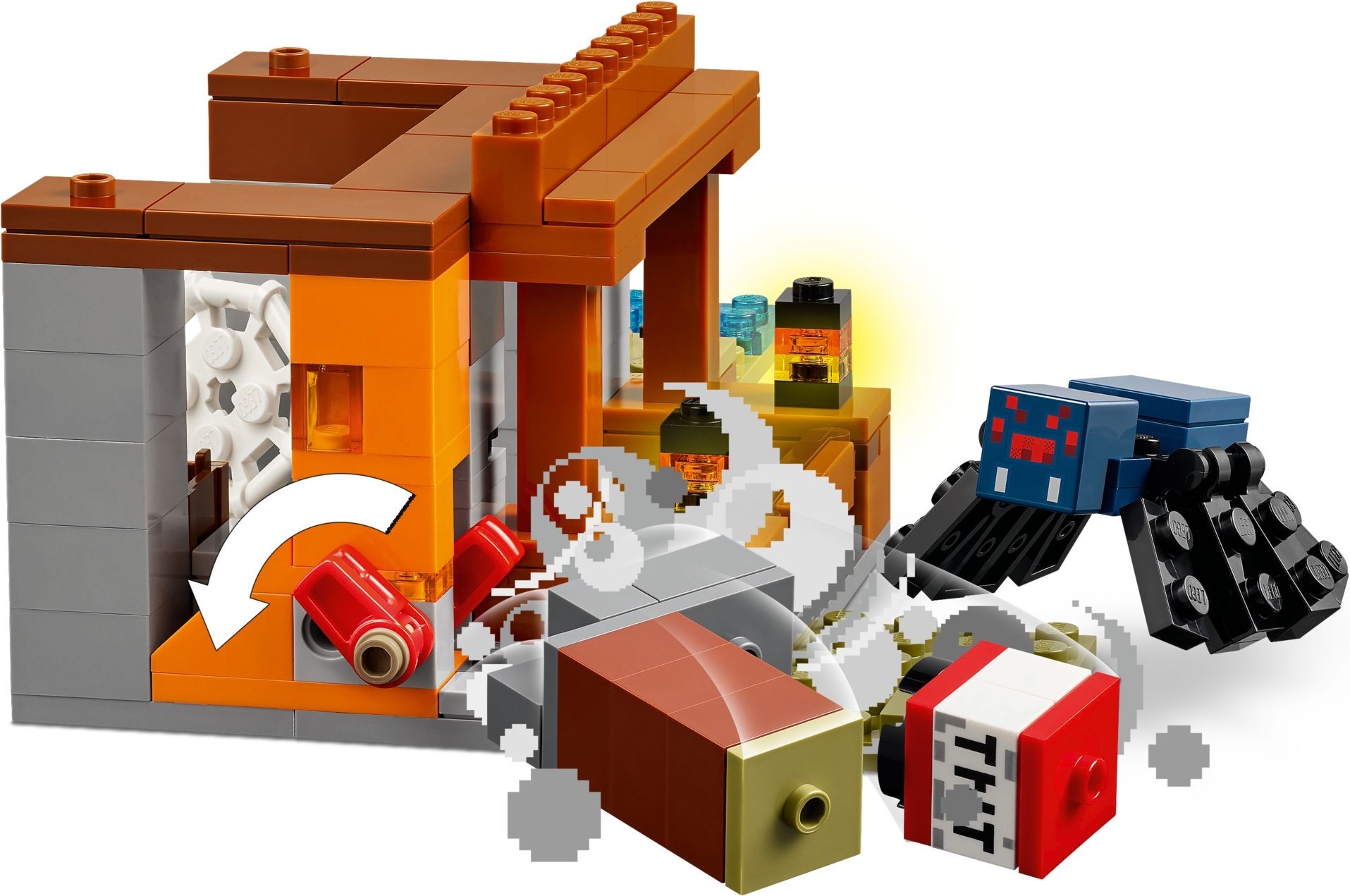 Additional photo of brand new factory sealed LEGO Minecraft The Armadillo Mine Expedition set 21269.
