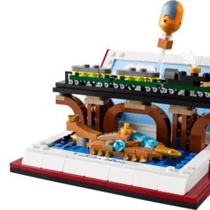 Brand new factory sealed LEGO Promotional Tribute to Jules Verne's Books set 40690 original box front view.
