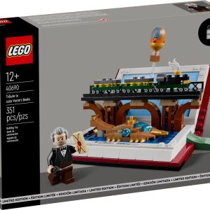 Additional photo of brand new factory sealed LEGO Promotional Tribute to Jules Verne's Books set 40690.