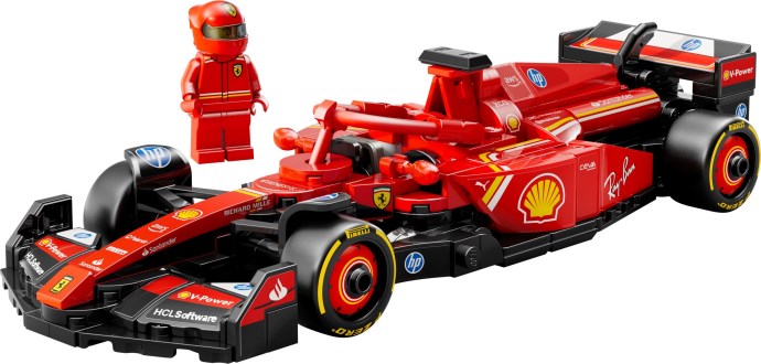 Brand new factory sealed LEGO Speed Champions Ferrari SF-24 set 77242 original box front view.