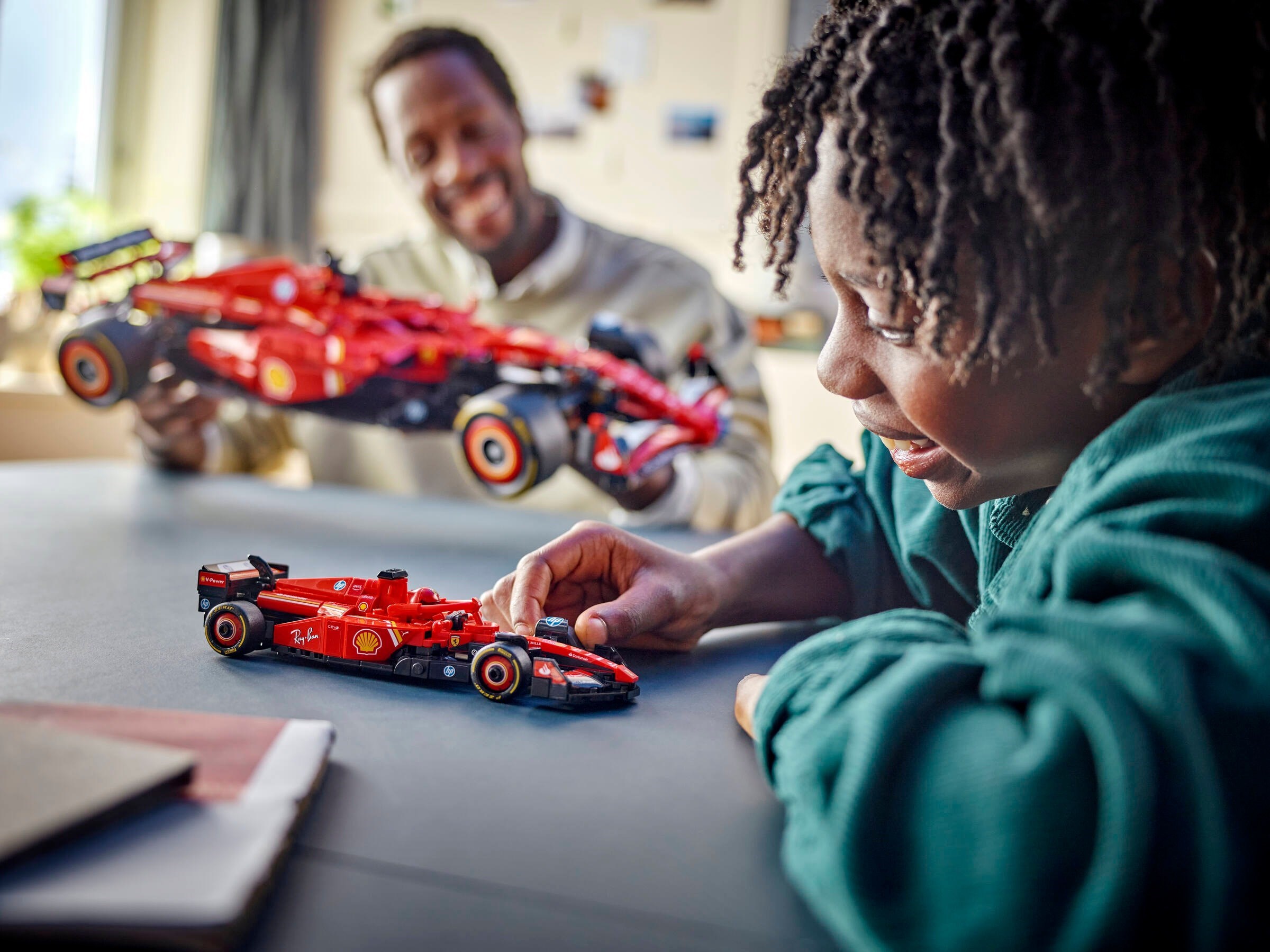 Additional photo of brand new factory sealed LEGO Speed Champions Ferrari SF-24 set 77242.