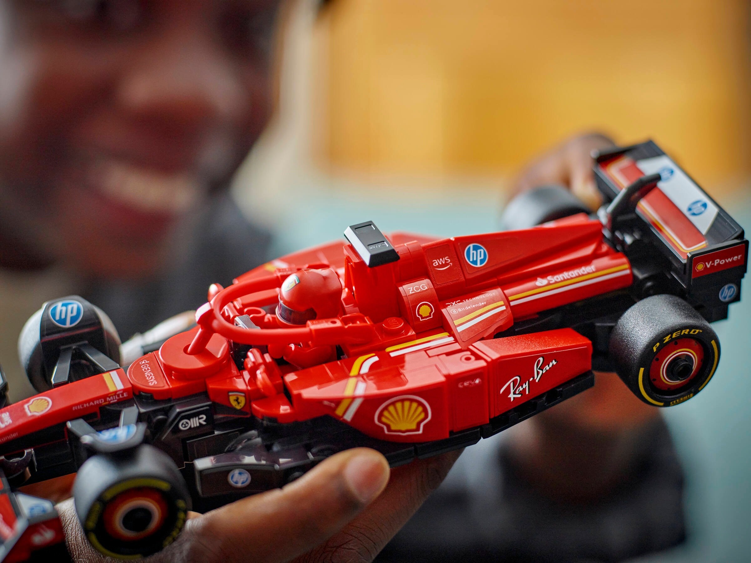 Additional photo of brand new factory sealed LEGO Speed Champions Ferrari SF-24 set 77242.