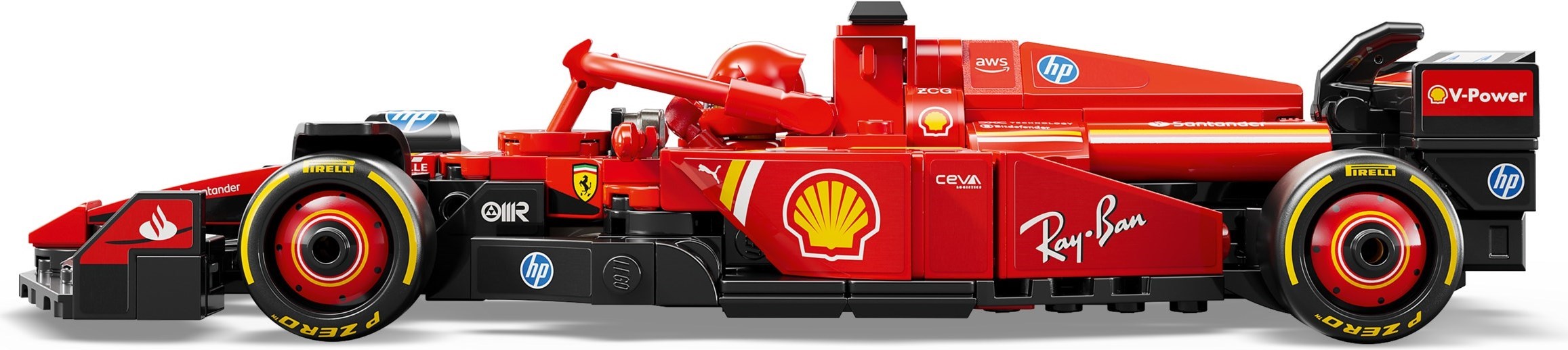 Additional photo of brand new factory sealed LEGO Speed Champions Ferrari SF-24 set 77242.