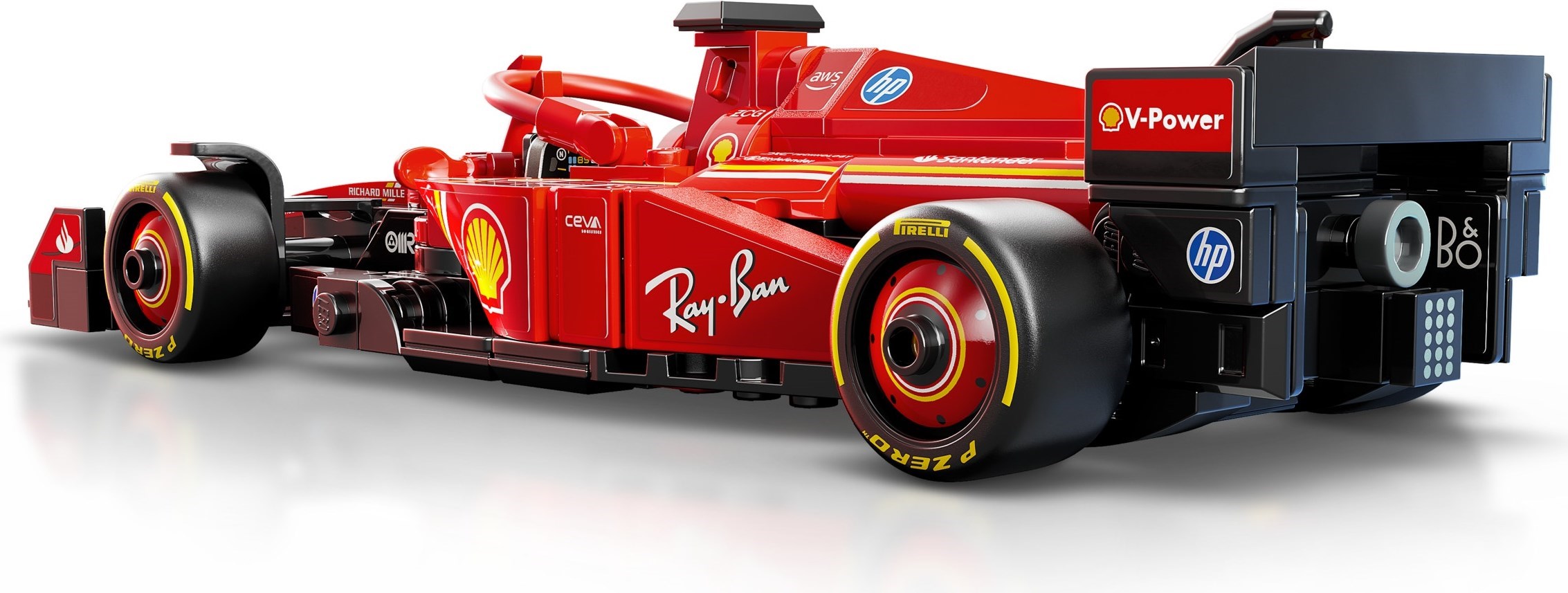 Additional photo of brand new factory sealed LEGO Speed Champions Ferrari SF-24 set 77242.