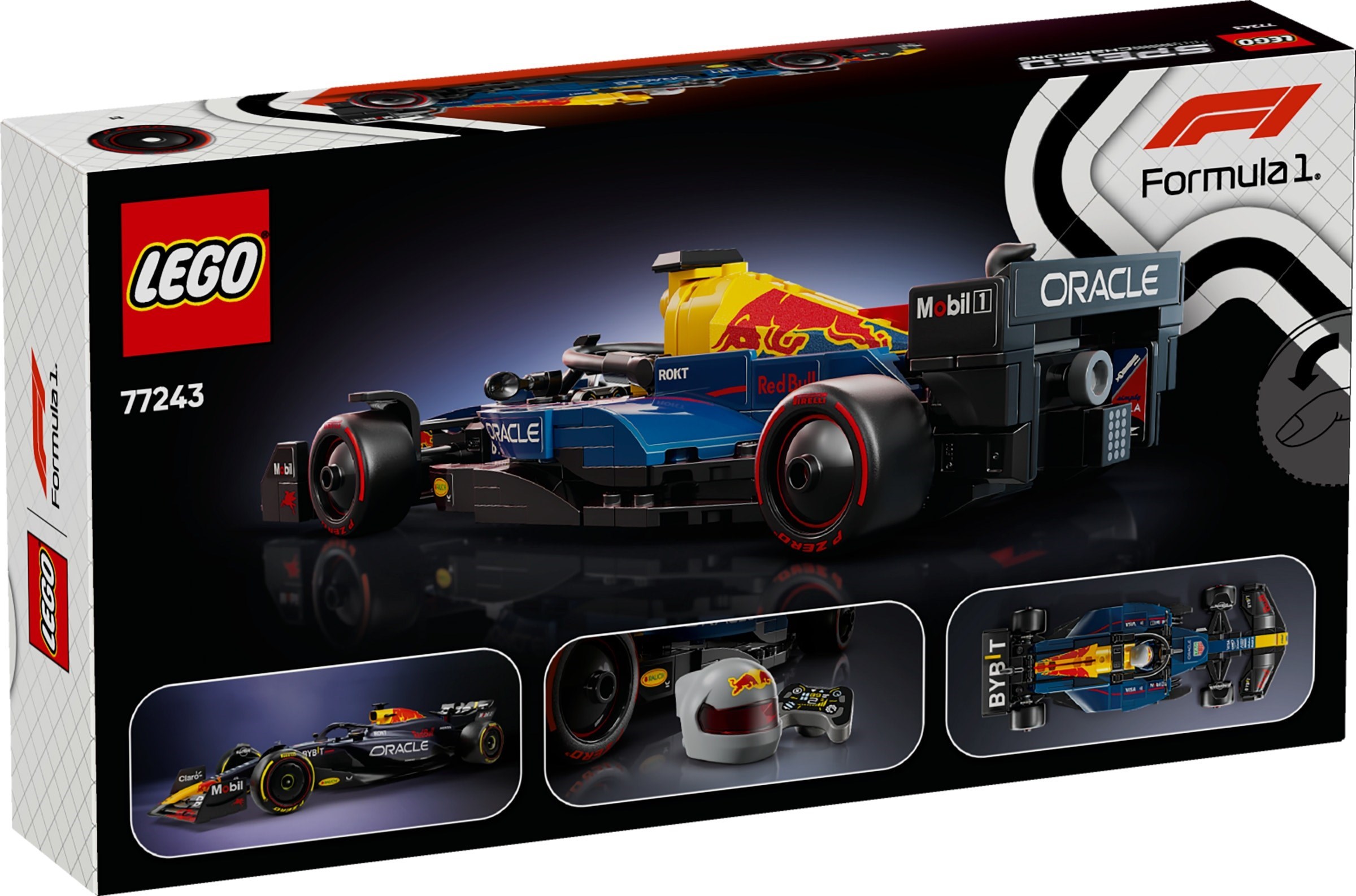Additional photo of brand new factory sealed LEGO Speed Champions Oracle Red Bull Racing RB20 set 77243.