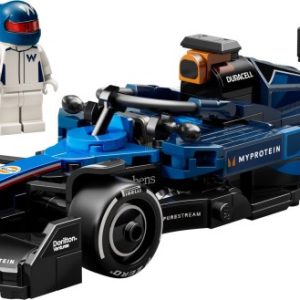 Brand new factory sealed LEGO Speed Champions Williams Racing FW46 set 77249 original box front view.