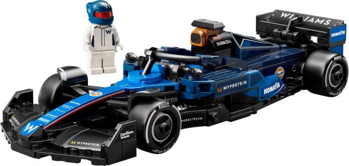 Brand new factory sealed LEGO Speed Champions Williams Racing FW46 set 77249 original box front view.
