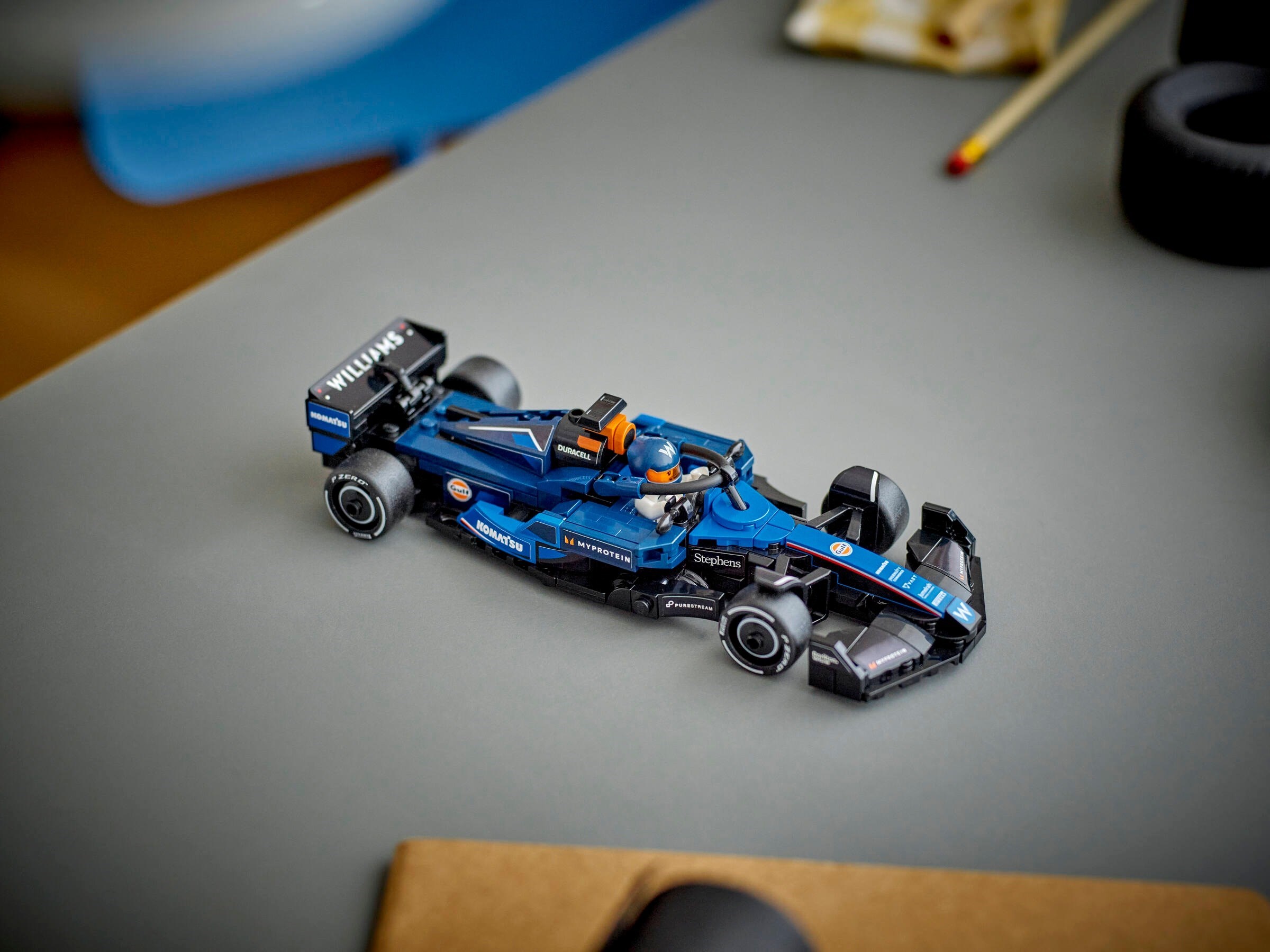 Additional photo of brand new factory sealed LEGO Speed Champions Williams Racing FW46 set 77249.