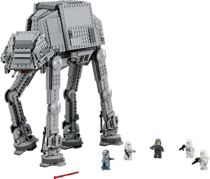 Brand new factory sealed LEGO Star Wars AT-AT set 75054 original box front view.