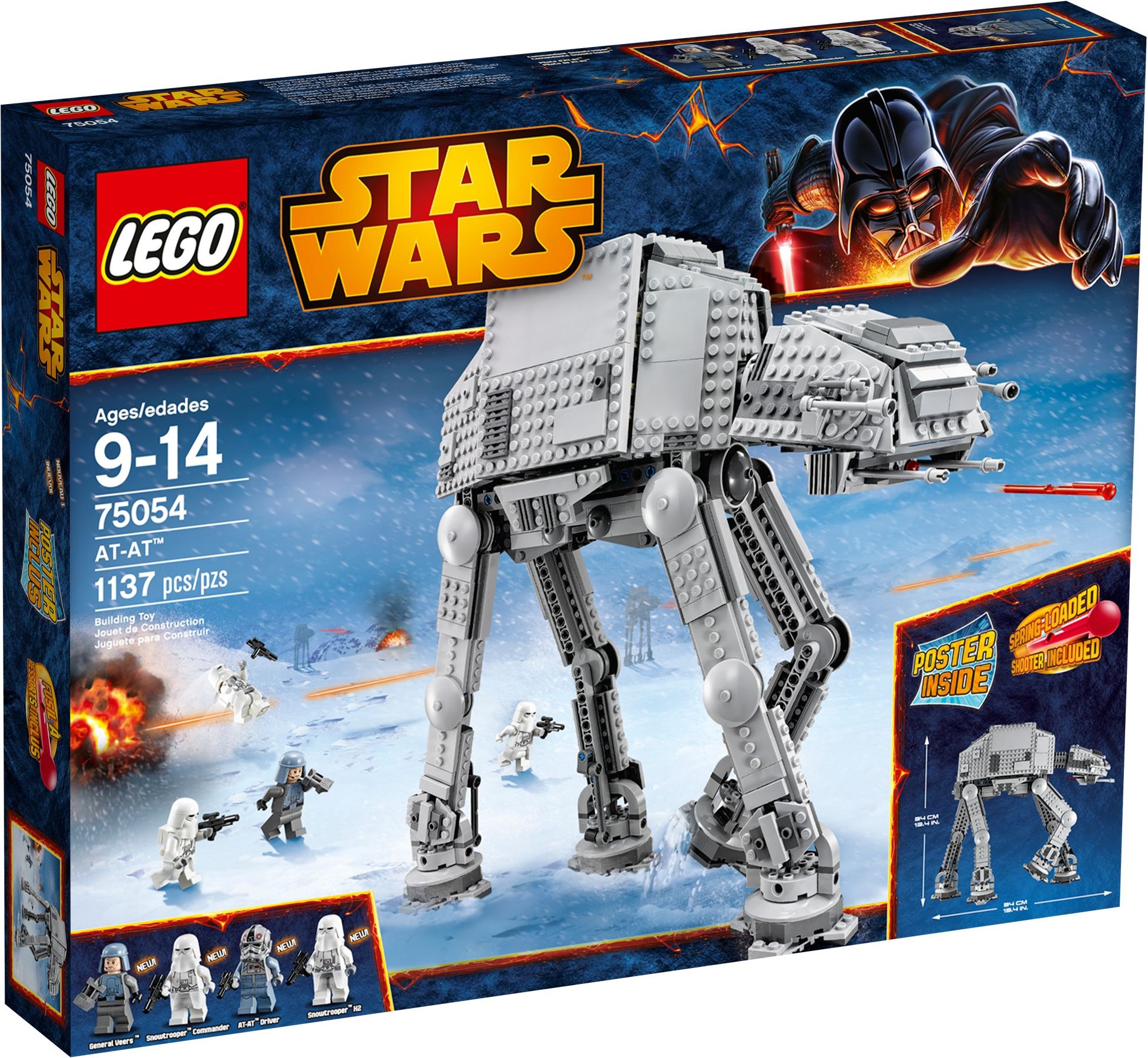Brand New LEGO Star Wars 75054 AT-AT Set Photo Additional photo of brand new factory sealed LEGO Star Wars AT-AT set 75054.