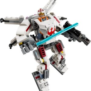 Brand new factory sealed LEGO Star Wars Luke Skywalker X-wing Mech set 75390 original box front view.