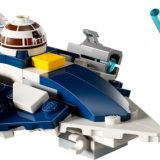 Brand new factory sealed LEGO Star Wars Plo Koon's Jedi Starfighter Microfighter set 75400 original box front view.