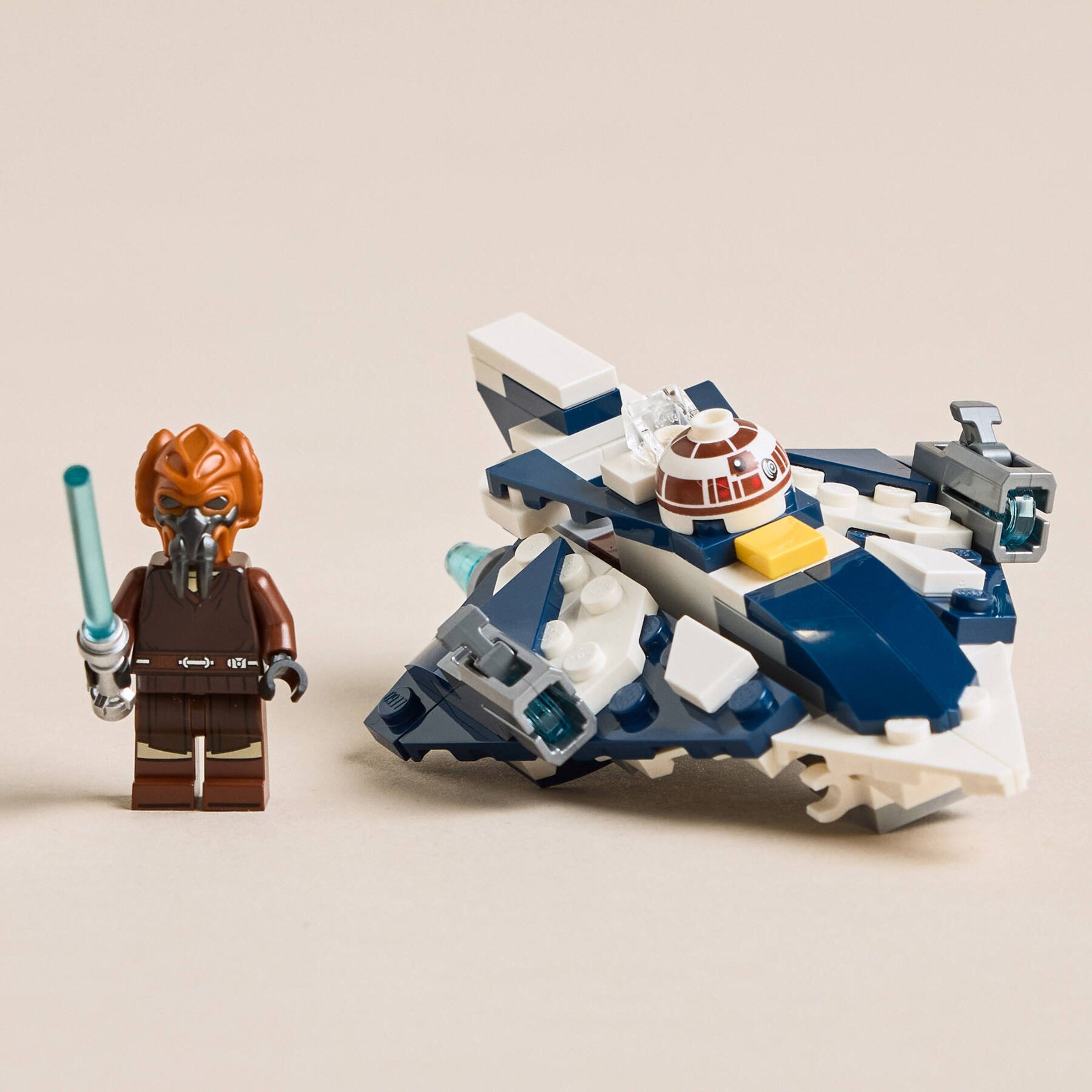 Additional photo of brand new factory sealed LEGO Star Wars Plo Koon's Jedi Starfighter Microfighter set 75400.