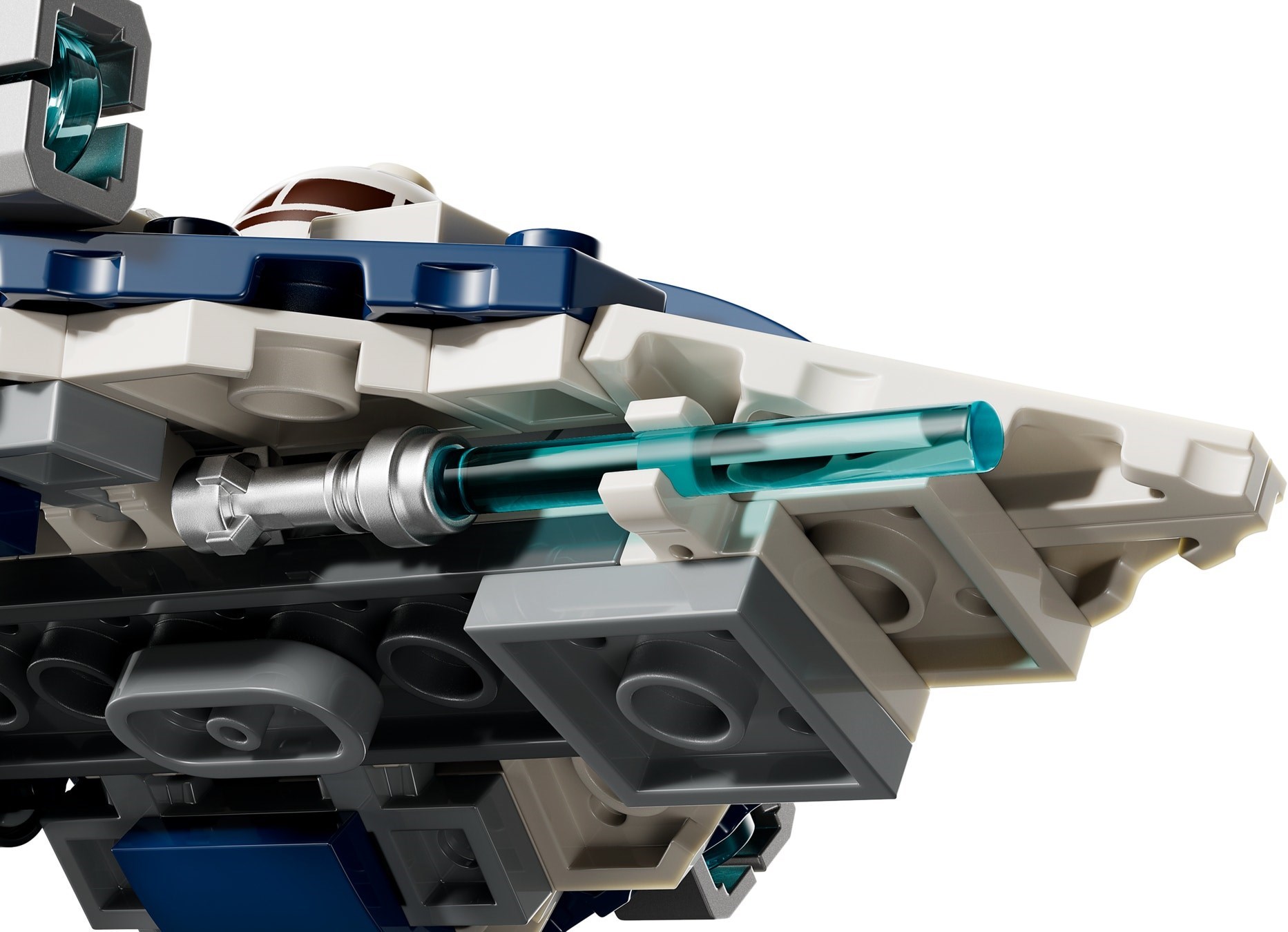 Additional photo of brand new factory sealed LEGO Star Wars Plo Koon's Jedi Starfighter Microfighter set 75400.