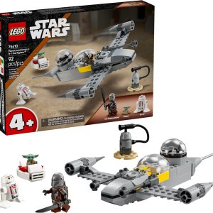 Additional photo of brand new factory sealed LEGO Star Wars Mando and Grogu's N-1 Starfighter set 75410.