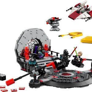 Brand new factory sealed LEGO Star Wars Throne Room Duel & A-wing set 75427 original box front view.