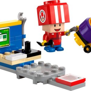 Sealed LEGO Super Mario Toad (Pit Crew) polybag set 30702.